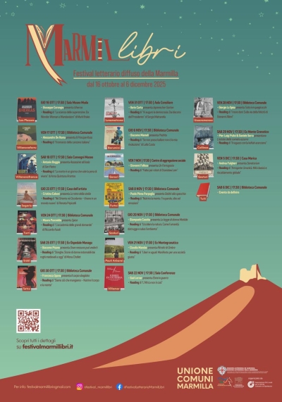 MarmilLibri &ndash; Festival letterario diffuso della Marmilla 3^ Ed. 2025.