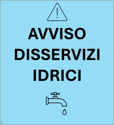 AVVISO - Sospensione approvvigionamento idrico per lavori urgenti programmati in data 27/11/2025