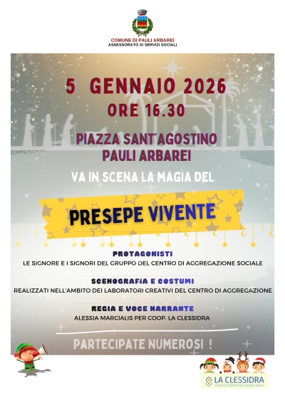 Natale 2025 - Il Presepe Vivente a Pauli Arbarei.