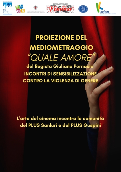 Incontro di sensibilizzazione contro la violenza di genere- Proiezione del mediometraggio " Quale Amore".