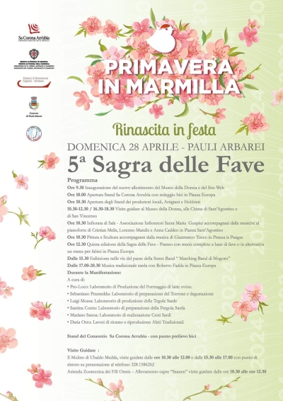 Primavera in Marmilla - Sagra delle Fave. Pauli Arbarei 28 aprile 2024.