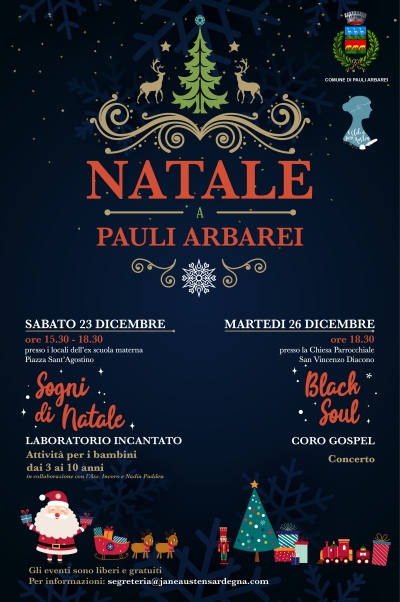 Natale 2023 a Pauli Arbarei.