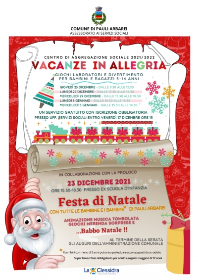 Attivit&agrave; Natalizie 2021/2022