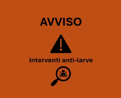 Calendario interventi anti larve 2026 - 1&deg; Intervento programmato per domenica 19 Aprile 2026