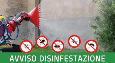 Disinfestazione contro zecche e insetti alati - Mercoled&igrave; 05 agosto alle ore 03:00